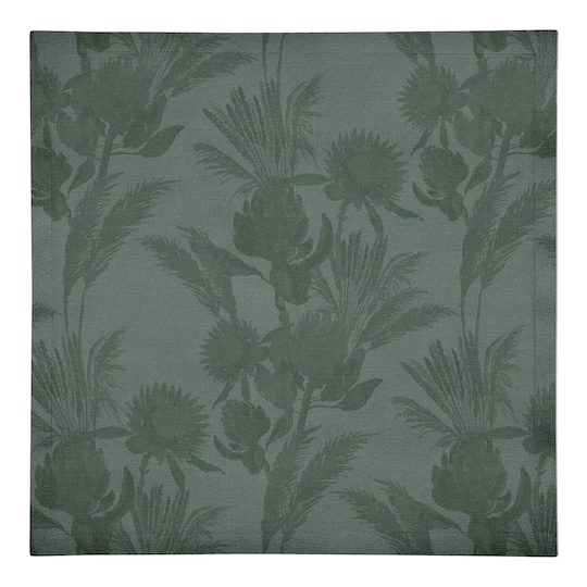 Tonal Protea Blooms Cotton Twill Napkin